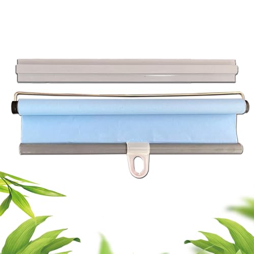 Agashi Einziehbare Rollos, Verdunkelungsrollos, Wärmeisolierte Rollos Für Den Innenbereich, Verdunkelungsvorhänfür Mehr Privatsphäre/Blue/150 * 150Cm(59 * 59In) von Agashi