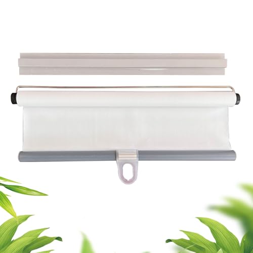 Agashi Einziehbare Rollos, Verdunkelungsrollos, Wärmeisolierte Rollos Für Den Innenbereich, Verdunkelungsvorhänfür Mehr Privatsphäre/White/65 * 200Cm(25.6 * 78.7In) von Agashi
