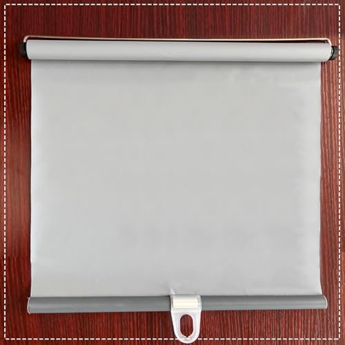 Agashi Rollos Ohne Bohren, Verdunkelungsrollos, Verdunkelnde Rollos, Mit Federsystem, Tragbare Fensterrollos/Gray/95 * 200Cm(37.4 * 78.7In) von Agashi