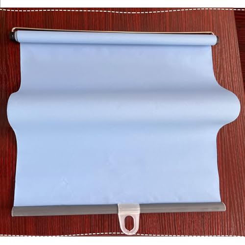 Agashi Verdunkelungsrollos, Bohrfreie Rollos Für Fenster, Einziehbare Saugnapfvorhänge, Wärmeisolierte Fensterrollos/Blue/130 * 200Cm(51.2 * 78.7In) von Agashi