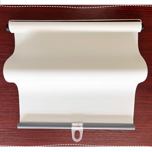Agashi Verdunkelungsrollos, Bohrfreie Rollos Für Fenster, Einziehbare Saugnapfvorhänge, Wärmeisolierte Fensterrollos/White/145 * 150Cm(57.1 * 59In) von Agashi