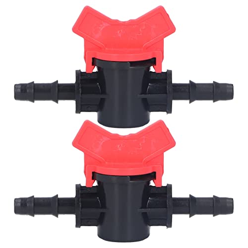 2 Stück Durchflussregler, ABS-Kunststoff, Wasserdurchflussregler, Inline-Pumpenregelventil für Hauswasserpumpen, Solarwarmwasserbereiter, Baustelle (4MM flow regulator) von Agatige