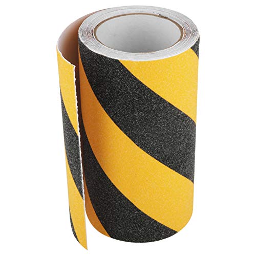 20 cm x 5 m Antirutschband für Treppen im Freien, PVC-Sicherheitsband gelb schwarz für Teppiche auf Teppichstufen von Agatige