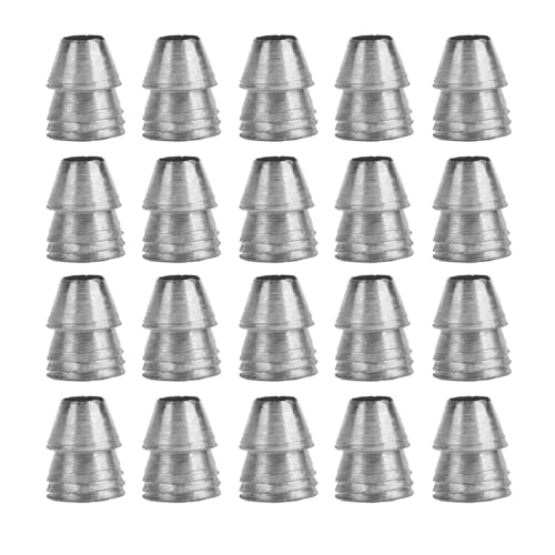 20pcs Sicherheitsrunde Griff Keile, Hammergriff Keile Sicherheitsgrenze Runde Griff Stahlhammer Griff Splitter Keilset für Axenklauenschlitten (Durchmesser 8mm / 0,31in) von Agatige