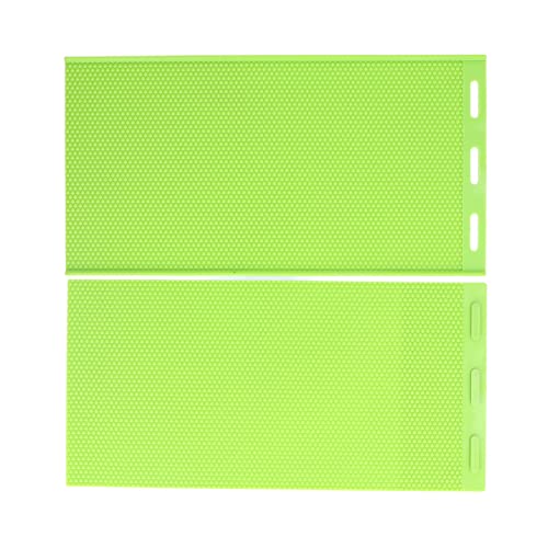 2Pcs Silicone Beeswax Sheet, 5.4mm Silicone Beeswax Mold Flexible Foundation Press Mold Beekeeper Equipment Press Embosser Machine for DIY Candle Making and Beekeeping von Agatige