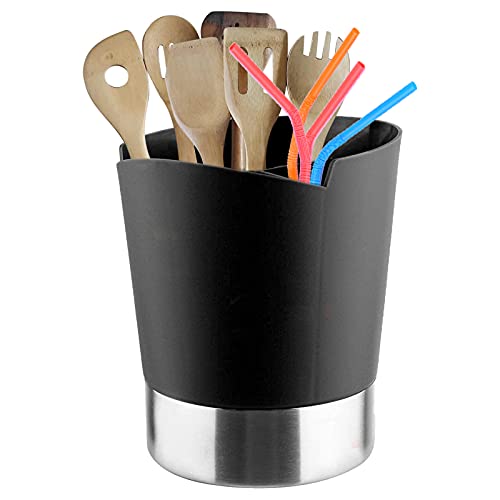 3 Fächer Utensilienhalter Küche, Kunststoff Löffel Strohhalme Besteckhalter für Zuhause Coffee Shop Bar verwenden, 12 x 14 x 16 cm 3 Fächer Utensilienhalter Küche, Kunststoff Löffel Strohhalme Besteckhalter für Zuhause Coffee Shop Bar verwenden, 12 x 14 x 16 cm von Agatige