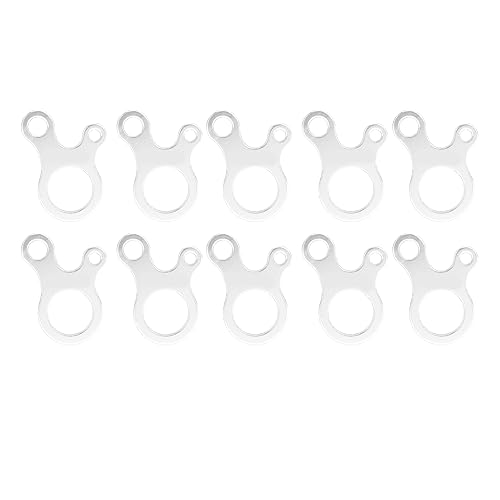 3 Löcher Seilspanner Guy Line Kabelanziehungsverkleidungen für Zeltcamping -Wanderwanderung im Freien im Freien im Freien (Silber) von Agatige