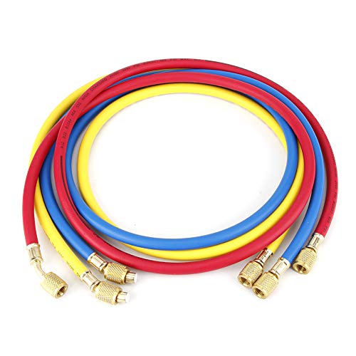 3 PCs Kältemittel Ladeschläuche, 1,5 m 600psi -Adapter -Fluorid -Röhrchenschläuche für Wechselstromwartungsladungskit R22, R134A, R12, R50 und andere Kältemittel von Agatige
