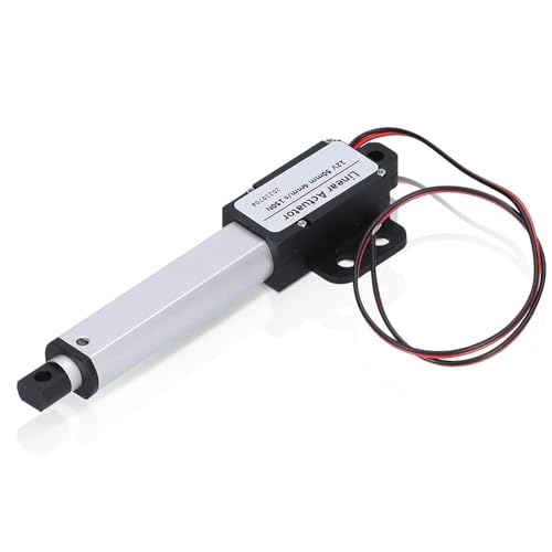 Linearaktuator Mini Electric Linear Motion, 50 mm Linearaktuator, 50mm-30mm/s-20N 12 V DC Mini Electric Linear Actuator Motor Interner Endschalter Lineartechnik-Aktuatoren für die Automobilindustrie von Agatige