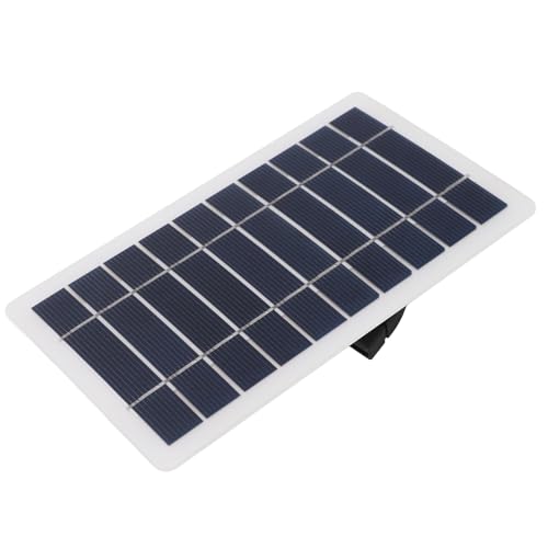 5W Solar Panel Charger, USB Monocrystalline Power Emergency Panels, Portable Solar Battery Trickle Charger Maintainer for Laptop, Radio, Cell Phone, Flashlight von Agatige