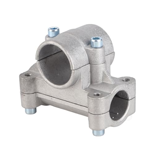 Agatige 26 mm/28 mm Aluminiumgriff Klammer Klemme, universeller Handheldhalter mit Schrauben für Grasschneider Strimmer (26, 19) von Agatige
