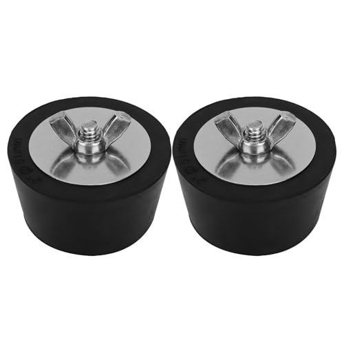 Agatige 2pcs 2in Pool winterisierende Stecker, Schwimmbad Winterausdehnung, Gummi -Loch -Stopper mit SS -Schraube, Edelstahlschraube, Hochleistungskautschuk für Schwimmbad von Agatige
