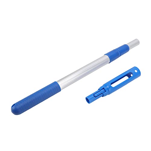 Agatige 3 -uper-Teleskop-Schwimmbadstange, einstellbare Aluminiumpool-Reinigungsstange mit universellem 29-mm-Faden für Skimmernetze Vakuum Bürsten Wartung von Agatige