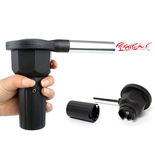 Agatige BBQ Air Blower, Handheld Tragbarer Batterieantrieb BBQ Lüfter Luftgebläse Barbecuegrill Elektrischer Holzkohle -Starter für Camping -Camping -Picknick -Wanderkohlegrill im Freien von Agatige