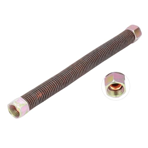 Sechskantmutter, Aluminium Luftkompressor Auspuffrohr, 2065 12 mm Luftkompressor-Aluminium-Auslassrohr-Schlauch Schnellinstallations-Verbindungsrohr-Verbindungsrohr Zubehör von Agatige