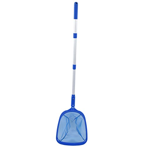 Agatige Pool Skimmer Net, Plastic Retractable Three Section Pool Scoop Net Cleaning Leaf Tool for Hot Tubs Spas Fountains Fish Tank von Agatige
