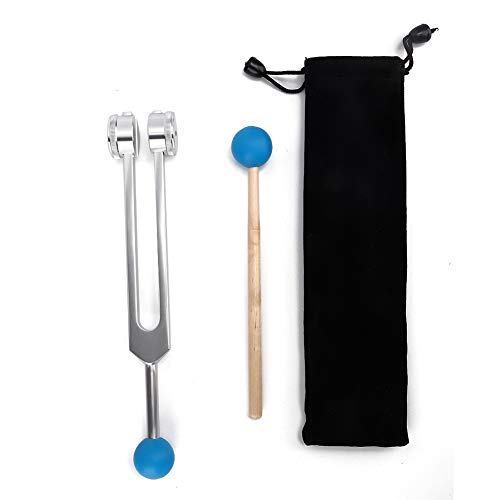 Agatige Stimmgabeln Set, OM 136.1Hz Frequenz Aluminiumlegierung Stimmgabel, Tragbare Yoga Meditations-Stimmgabel mit Hammer & Aufbewahrungstasche Agatige Stimmgabeln Set, OM 136.1Hz Frequenz Aluminiumlegierung Stimmgabel, Tragbare Yoga Meditations-Stimmgabel mit Hammer & Aufbewahrungstasche von Agatige