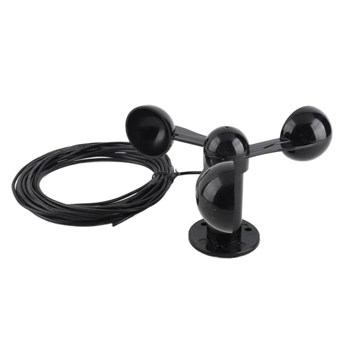 Anemometer -Sensorwindgeschwindigkeit Tasse, drei Tassen Windgeschwindigkeitsdetektor mit 8 m wasserfestem Kabel und 4 cm Montageloch für die Messung der Windgeschwindigkeit der Anemometer -Sensorwindgeschwindigkeit Tasse, drei Tassen Windgeschwindigkeitsdetektor mit 8 m wasserfestem Kabel und 4 cm Montageloch für die Messung der Windgeschwindigkeit der von Agatige