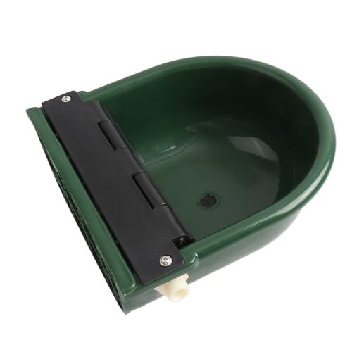 Automatic Waterer Bowl, Automatic Horse Waterer Large Livestock Water Bowl with Float Valve Water Trough Farm Livestock for Sheep Dog Horse Cow Pig Plastic (Green) von Agatige