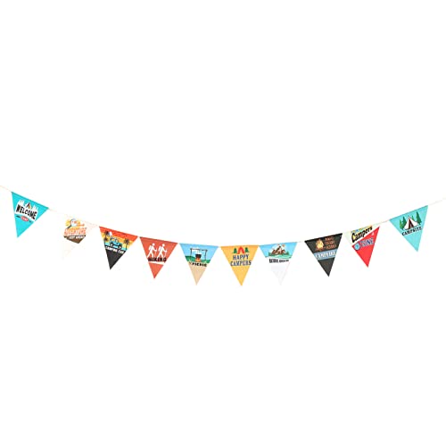 Camping String Flag, 3 Meter Bunting Hanging Flags 10PCS Pennant Colorful Banner Decoration for Outdoor Events Decoration Camping String Flag, 3 Meter Bunting Hanging Flags 10PCS Pennant Colorful Banner Decoration for Outdoor Events Decoration von Agatige