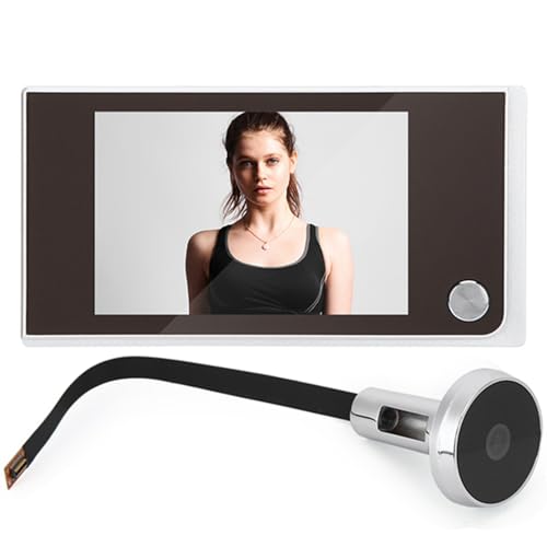 Digital Peephole Viewer, 120 Grad Peephole -Zuschauerkamera mit 3,5 -Zoll -Digital LCD Electronic Cat Eye Ecurity Türklingel mit HD -Sensor Digital Peephole Viewer, 120 Grad Peephole -Zuschauerkamera mit 3,5 -Zoll -Digital LCD Electronic Cat Eye Ecurity Türklingel mit HD -Sensor von Agatige