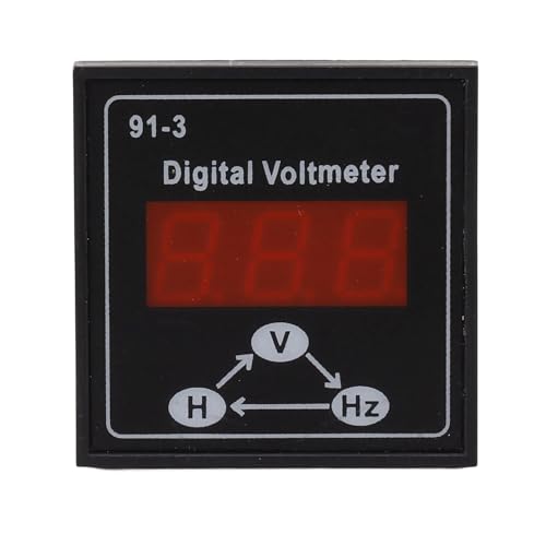 Digital Voltmeter, Wechselstromspannungsmessgerät 220 V 380 V Mini Voltmeter 91 3 Einphase 3 Phase hohe Genauigkeitsstellig -LED -Anzeige Echtzeitmessung für den Digital Voltmeter, Wechselstromspannungsmessgerät 220 V 380 V Mini Voltmeter 91 3 Einphase 3 Phase hohe Genauigkeitsstellig -LED -Anzeige Echtzeitmessung für den von Agatige