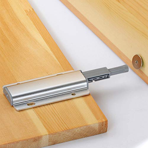 Drücken Sie, um Schrank tür verriegelung zu öffnen, weich, enger Dämpfer-Puffer-Fang mit magnetischer Spitze für Schrank-Schubladen-Schrank kein Griff erforderlich Silber (ABS & Drücken Sie, um Schrank tür verriegelung zu öffnen, weich, enger Dämpfer-Puffer-Fang mit magnetischer Spitze für Schrank-Schubladen-Schrank kein Griff erforderlich Silber (ABS & von Agatige