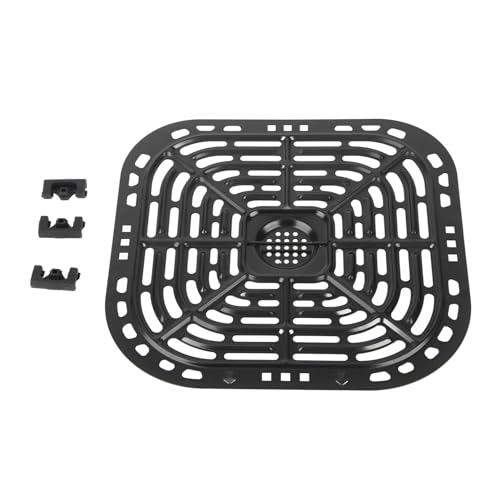 Fryer Replacement Grill Pan, 304 Stainless Steel Square Fryer Replacement Crisper Splash Plate Parts for Instant Air Fryer, 23.5x24.5cm von Agatige