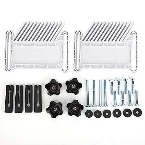 Holzbearbeitungs-Federbrett, Kunststoff-Federbrett-Fräser, Zaunsägenführung, Umgekehrtes Quadratisches Elektrowerkzeug, Tischkreissägen-Zubehör, Einzigartige Fasennut(Weiss) von Agatige