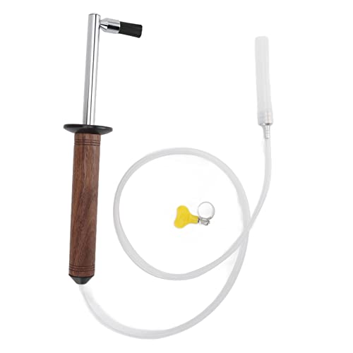 Kaffeemaschinepinsel, Kaffeemaschine Reinigung Pinsel Hochtemperaturfestigkeit Nylonbürste Kopf Austauschbares Holzgriff Dampfreinigungswerkzeug für den kommerziellen und von Agatige