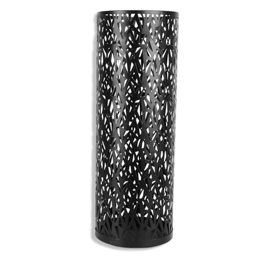 Metal Round Umbrella Stand Rack, Freestanding Umbrella Holder Bin for Hallway, Canes Walking Stick Storage Organizer Bin for The Entryway, Office, Or Home (Trumpet) von Agatige