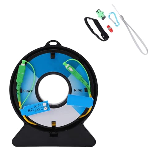 OTDR Launch Cable Box, 150m Patch Cord Fiber Ring Single Mode Optical Fiber Ring Dead Zone Separator Tester SCAPC to SCAPC SM 150meter for Test Tool OTDR Launch Cable Box, 150m Patch Cord Fiber Ring Single Mode Optical Fiber Ring Dead Zone Separator Tester SCAPC to SCAPC SM 150meter for Test Tool von Agatige