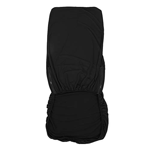 Office Chair Cover,Removable Elastic Stretchable Polyester Fabric Chair Seat Cover Protector for Office Computer (Schwarz) von Agatige