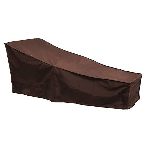 Outdoor -Schwenklounge Stuhlabdeckung, Hochleistungswinddichtstart Möbelschutzabdeckung mit Kordelstring für alle Jahreszeiten Patio Garden Poolside Chais (Kaffeefarbe) von Agatige