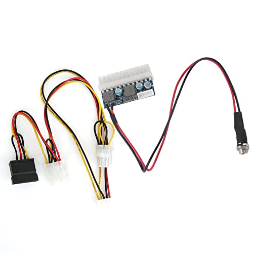 Power Modul, Mini 24 Pins Stecker DC -ATX 180W Netzteile mit Verbindungskabel 11.4-13V für Spieler und Enthusiasten DIY PC Builds von Agatige