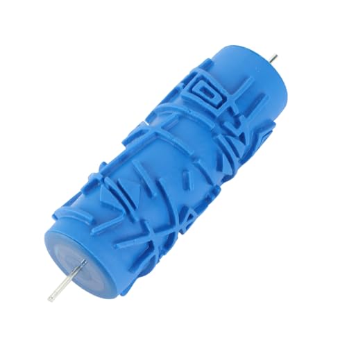 Printed Roller, 5in Textured Paint Roller for Unique Wall Decoration Durable Rubber Wall Texture Tool for DIY Art Projects and Easy Painting (ZZ0079 Zeile) von Agatige