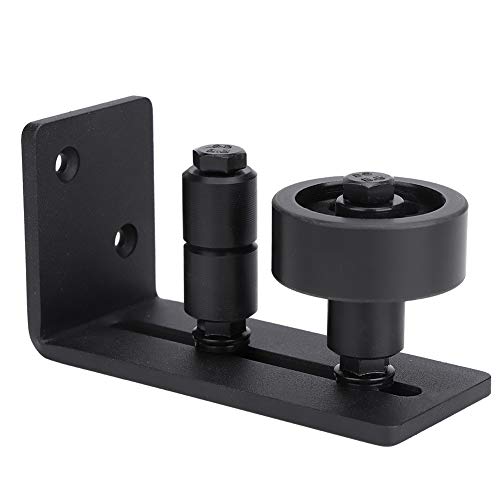Scheunentürbodenführung, verstellbare Kohlenstoffstahlbodenführung Roller Spülbousboden Doppelwalmwandhalterung für Schleifsterntür Dicke Zubehör (Schwarze normale Doppelräder plus ein kleines Rad) Scheunentürbodenführung, verstellbare Kohlenstoffstahlbodenführung Roller Spülbousboden Doppelwalmwandhalterung für Schleifsterntür Dicke Zubehör (Schwarze normale Doppelräder plus ein kleines Rad) von Agatige
