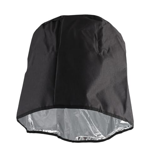 Schnellkochtopf-Abdeckung, runde Schutzhülle mit 2 Taschen und Griff für elektrischen Schnellkochtopf/Reis (Schwarz) von Agatige