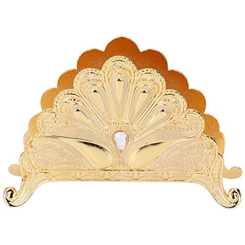 Serviettenhalter, Serviettenhalter Serviettenhalter Papiertaschentuchspender im europäischen Stil Ornamente für Küchentischdekor(Gold) von Agatige