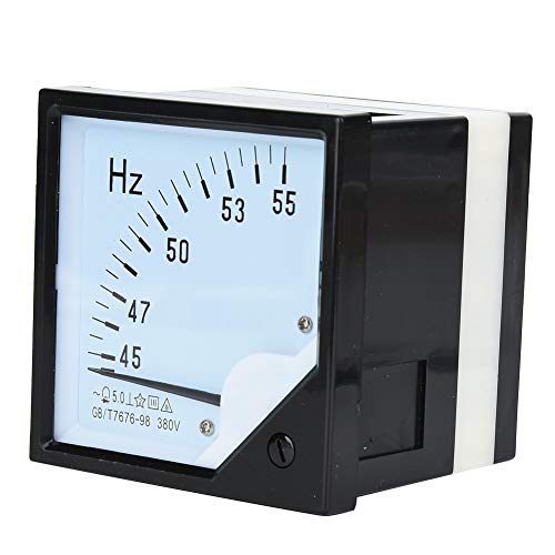 Spannungsfrequenzmesser, 45-55 Hz AC 380 V Vierkant-Generatoranzeige 1.5 Hochgenauer Frequenztester von Agatige