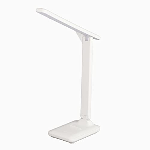 Tischlampe, Augenschutz, Touch-Dimmen, Aufladen, 180-Grad-Flip-Klappständer-Design, LED-Lernschreibtischlampe, augenschonendes, faltbares Leselicht für den Nachttisch im von Agatige