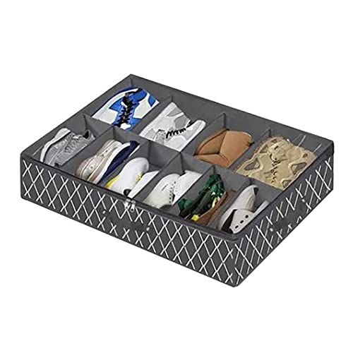 Unterbettungsbehälter, 75x60x15 cm faltbare Aufbewahrungstaschen Verstellbare Trenner Organisator unter dem Bett Organizer für Kleidung Schuhlösung für das Heimhotel von Agatige