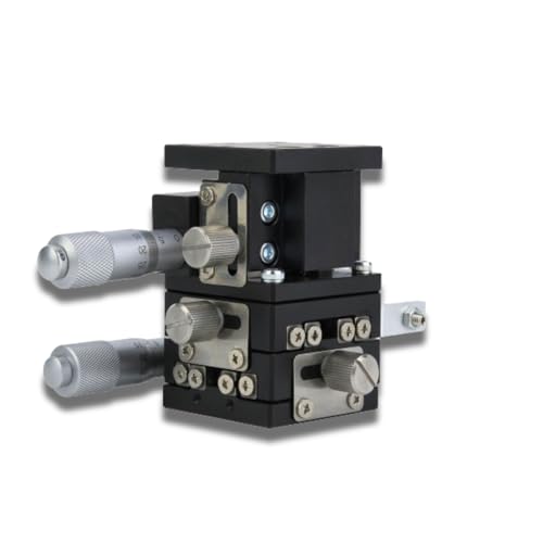 XYZ Lineartisch, Lineartisch-Trimmplattform LD40-LM 3-Achsen-Trimmplattform Für Produktionsmaschinen-Prüfgeräte Optische Experimentelle Messung (40 X 40 Mm) von Agatige