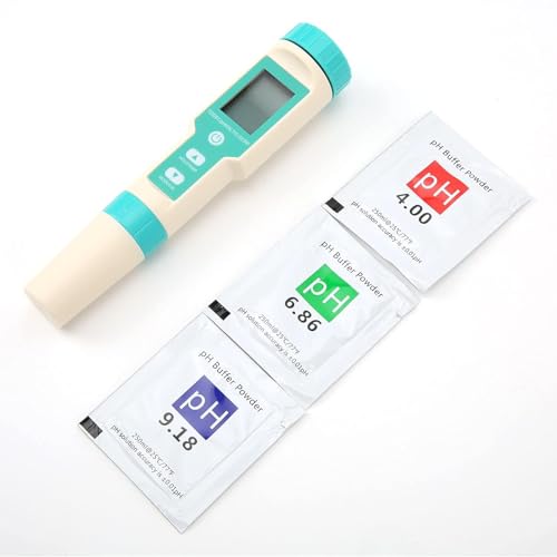 wasserhärte teststreifen, C-600 Wasserqualitätstester, 7 in 1 Meter Digitaler Wassertester Wasserqualitätsprüfstift PH TDS Temp EC Salinität SG ORP Meter für Aquarium, Aquakultur, Lebensmittel von Agatige