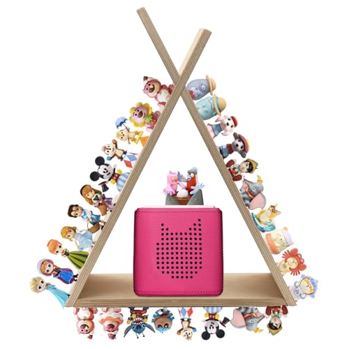 Agekub Tonie Regal für Toniebox und Tonie Figuren Dreieck Wandmontage oder Schreibtisch Magnetische Holzregale Aufbewahrungsregal für Kinder Spielzimmer Agekub Tonie Regal für Toniebox und Tonie Figuren Dreieck Wandmontage oder Schreibtisch Magnetische Holzregale Aufbewahrungsregal für Kinder Spielzimmer von Agekub