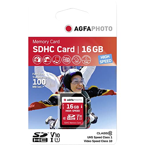 AgfaPhoto Class 10 High Speed 16GB SDHC-Speicherkarte von AgfaPhoto