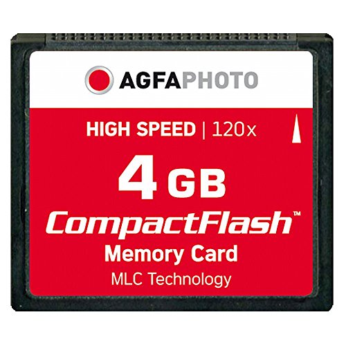 AgfaPhoto 120x High Speed MLC Compact Flash (CF) 4 GB Speicherkarte von AgfaPhoto