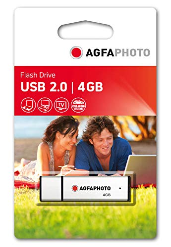 AgfaPhoto 4GB Speicherstick USB 2.0 Silber von AgfaPhoto