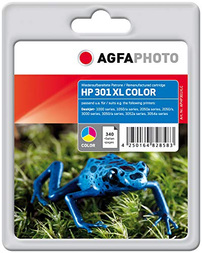 AgfaPhoto APHP301XLC Tinte für HP DJ1050, 340 Seiten, farbig, 13.5 x 10.8 x 4 von AgfaPhoto