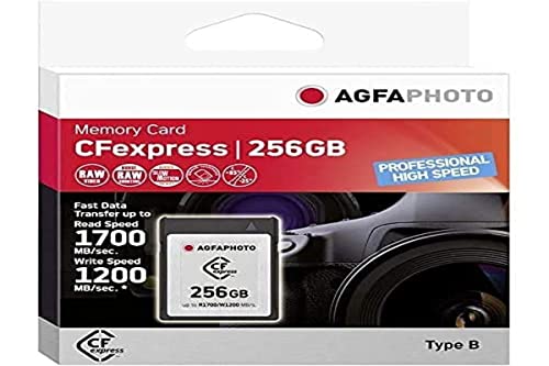 AgfaPhoto CFexpress 256GB Professional High Speed Marke Agfaphoto, Schwarz von AgfaPhoto